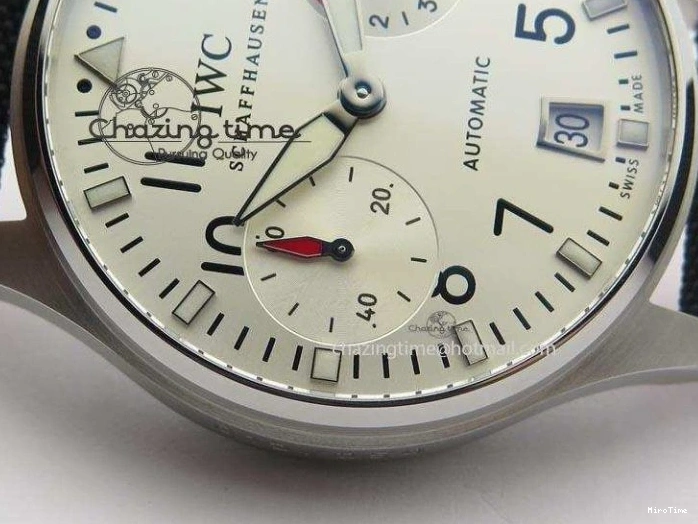 MIROTIME 0318 Big Pilot Real PR IW500432 DFB Limited Edition ZF 1:1 Best Edition On Black Nylon Strap A Fashionable 7276